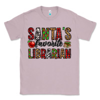Lilac santa's favorite librarian Classic Tee - Jasminsmagicworld