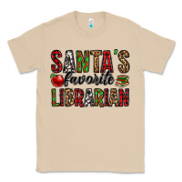 Mushroom santa's favorite librarian Classic Tee - Jasminsmagicworld
