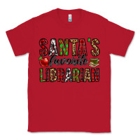Red santa's favorite librarian Classic Tee - Jasminsmagicworld