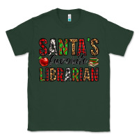Sports Green santa's favorite librarian Classic Tee - Jasminsmagicworld
