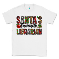 White santa's favorite librarian Classic Tee - Jasminsmagicworld