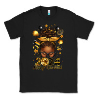 Black 2024 happy new year  afro messy bun Classic Tee - texasbilliewilder