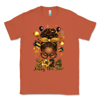 Copper 2024 happy new year  afro messy bun Classic Tee - texasbilliewilder