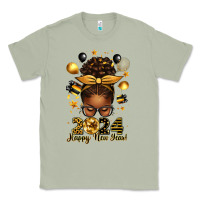 Matcha 2024 happy new year  afro messy bun Classic Tee - texasbilliewilder