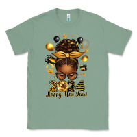 Sage 2024 happy new year  afro messy bun Classic Tee - texasbilliewilder