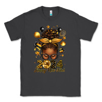 Smoke 2024 happy new year  afro messy bun Classic Tee - texasbilliewilder