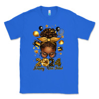 True Royal 2024 happy new year  afro messy bun Classic Tee - texasbilliewilder