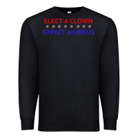 Elect A Clown Expect A Circus Political Premium Sweatshirt | Teevron