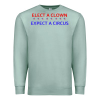 Seafoam Elect A Clown Expect A Circus Political Premium Sweatshirt - trangStudio
