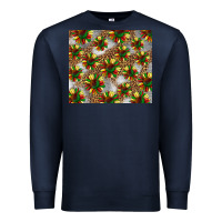 Navy juneteenth sunflowers Premium Sweatshirt - BarkalooDesign