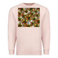 Pale Pink juneteenth sunflowers Premium Sweatshirt - BarkalooDesign