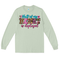 Matcha half of my haert is deployed olivia Long Sleeve Tee - OliviaCreatesArt