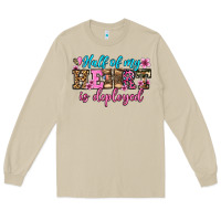 Mushroom half of my haert is deployed olivia Long Sleeve Tee - OliviaCreatesArt