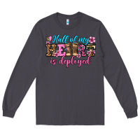 Smoke half of my haert is deployed olivia Long Sleeve Tee - OliviaCreatesArt