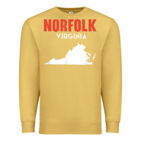 Antique Gold norfolk virginia usa state america travel virginian Premium Sweatshirt - trangStudio