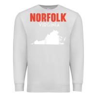 Dove Grey norfolk virginia usa state america travel virginian Premium Sweatshirt - trangStudio