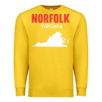 Lemon norfolk virginia usa state america travel virginian Premium Sweatshirt - trangStudio