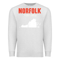 Oatmeal Heather norfolk virginia usa state america travel virginian Premium Sweatshirt - trangStudio