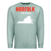 Seafoam norfolk virginia usa state america travel virginian Premium Sweatshirt - trangStudio