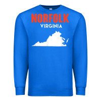 True Royal norfolk virginia usa state america travel virginian Premium Sweatshirt - trangStudio