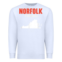 White norfolk virginia usa state america travel virginian Premium Sweatshirt - trangStudio