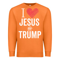 Carrot I Love Jesus And Trump Republican Conservative Gift Premium Sweatshirt - trangStudio