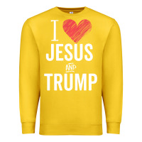 Lemon I Love Jesus And Trump Republican Conservative Gift Premium Sweatshirt - trangStudio