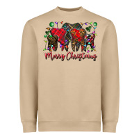 Merry Christmas Teeth Heavyweight Sweatshirt | Teevron