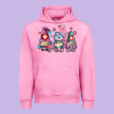 Nurse Gnomes Urban Hoodie Designed By Adodesignshop