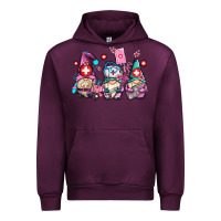 Mauve Wine nurse gnomes Urban Hoodie - AdoDesignShop