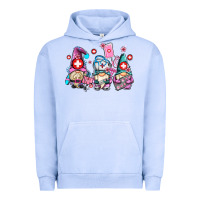 Pigment Grape Ice nurse gnomes Urban Hoodie - AdoDesignShop