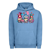 Pigment Pebble Blue nurse gnomes Urban Hoodie - AdoDesignShop