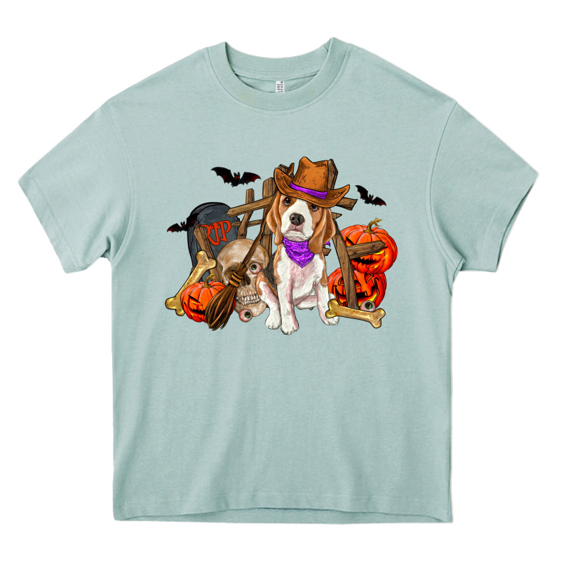 Halloween Beagle Dog Heavy Core Tee by RanaPortraitStore | Teevron