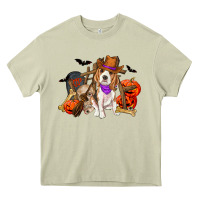 Mossy Halloween beagle dog Heavy Core Tee - RanaPortraitStore