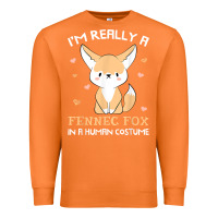Carrot i'm really a fennec fox in a human costume funny gift t shirt Premium Sweatshirt - trangStudio