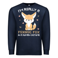 I'm Really A Fennec Fox In A Human Costume Funny Gift T Shirt Premium Sweatshirt | Teevron