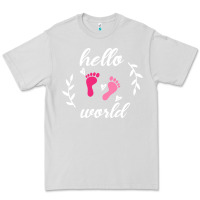 Dove Grey Hello world Premium Tee - Bettercallsaul