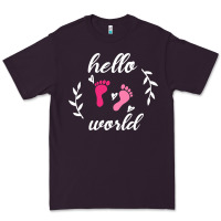 Plum Hello world Premium Tee - Bettercallsaul