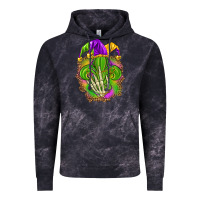 Cloud Black Mardi Gras with skeleton hand Vintage Hoodie - HowdyJamesFarm