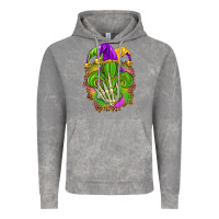 Cloud Rock Mardi Gras with skeleton hand Vintage Hoodie - HowdyJamesFarm