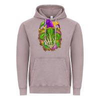 Vintage Zinc Mardi Gras with skeleton hand Vintage Hoodie - HowdyJamesFarm