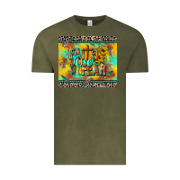 Vintage Olive faith over fear Vintage Tee - CowGirlArtShop