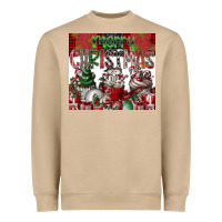 Mushroom merry Christmas Heavyweight Sweatshirt - CowhideDigitalArt
