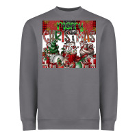 Storm merry Christmas Heavyweight Sweatshirt - CowhideDigitalArt