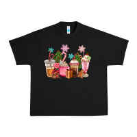Black pink christmas coffe cups Urban Heavy Tee - CowGirlArtShop