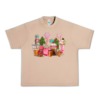 Burro pink christmas coffe cups Urban Heavy Tee - CowGirlArtShop