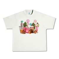 Pistachio pink christmas coffe cups Urban Heavy Tee - CowGirlArtShop