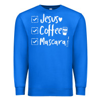 True Royal Checklist Jesus Coffee Mascara Premium Sweatshirt - trangStudio