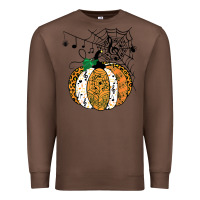 Chestnut halloween pumpkin music symbols music teacher halloween t shirt copy Premium Sweatshirt - trangStudio