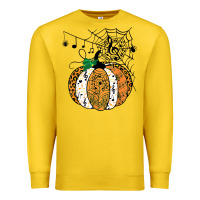 Lemon halloween pumpkin music symbols music teacher halloween t shirt copy Premium Sweatshirt - trangStudio